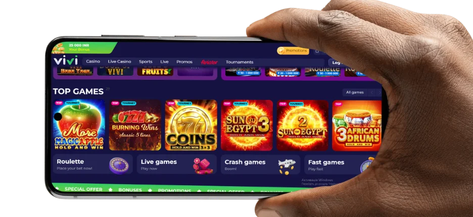 Casino-app gebruiken